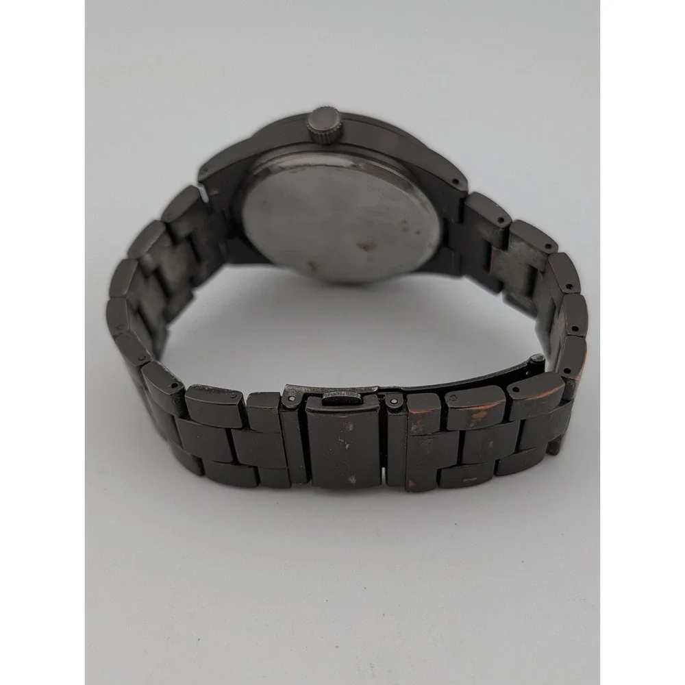 Goodfellow & Co Watch Men‎ 38mm Case Gunmental Tone 7